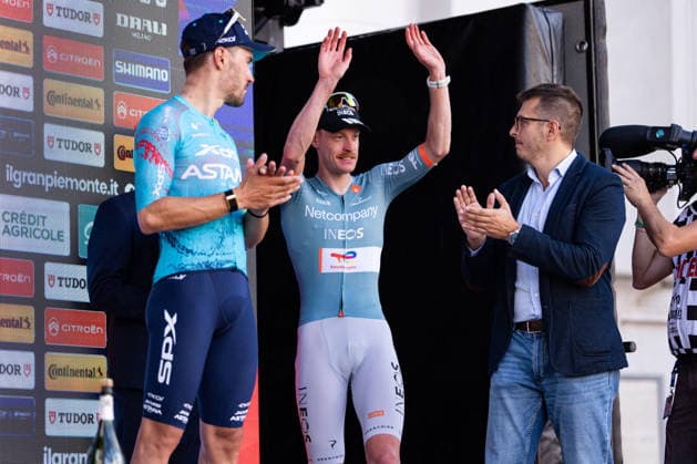 110th Gran Piemonte - Finish Dorian Godon of Netcompany Ineos wins the 110th Gran Piemonte, a 181km stage from Asti to Bra, in Italy, on October 8, 2026. Bra Italy  Copyright: xTommasoxBerardix originalFilename:berardi-110thgra261008_npsX9.jpg