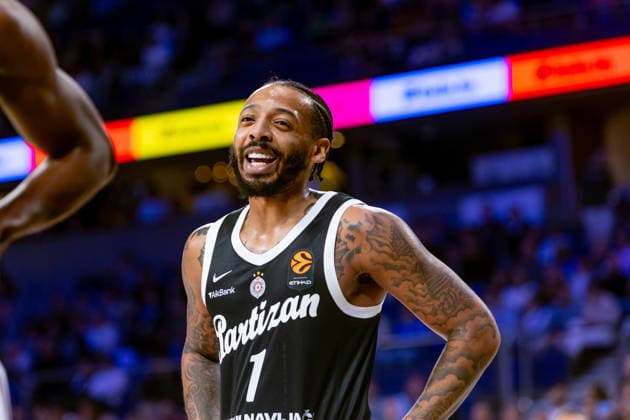 ESP: Euroleague Real Madrid v Partizan Belgrade Carlik Jones of Partizan during the Euroleague match between Real Madrid and Partizan Mozzart Bet Belgrade played at Movistar Arena Stadium on October 8 2026 in Madrid Spain Madrid Spain Basketball Copyright: xAlbaxPachecox xAgenciaxLOFx