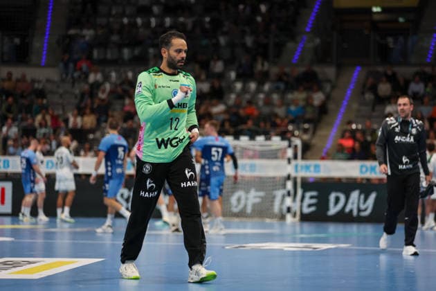 Mohamed El Tayar (TVB Stuttgart, 12) freut sich GER, TVB Stuttgart vs. HSG Wetzlar, Handball, Opel Handball-Bundesliga, 8. Spieltag, Spielzeit 2026 2027, 08.10.2026 GER, TVB Stuttgart vs. HSG Wetzlar, Handball, Opel Handball-Bundesliga, 8. Spieltag, Spielzeit 2026 2027, 08.10.2026 Stuttgart Copyright: xEibner-Pressefoto SoerenxHerwegx EP_SHG