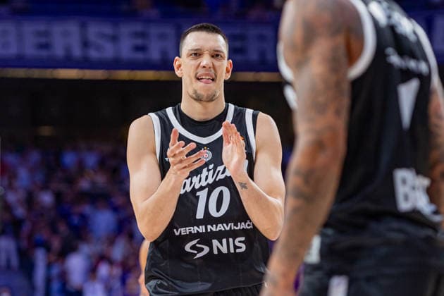 ESP: Euroleague Real Madrid v Partizan Belgrade Nikola Tanaskovic of Partizan during the Euroleague match between Real Madrid and Partizan Mozzart Bet Belgrade played at Movistar Arena Stadium on October 8 2026 in Madrid Spain Madrid Spain Basketball Copyright: xAlbaxPachecox xAgenciaxLOFx