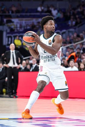 October 8, 2026, Madrid, Madrid, Spain: Andres Feliz of Real Madrid in action during the Euroleague Basketball Regular Season Round 4 game between Real Madrid v Partizan Mozzart Bet Belgrade at Movistar Arena on October 08, 2026 in Madrid, Spain. Real Madrid V Partizan Mozzart Bet Belgrade - Euroleague 2025 2026 - ZUMAa181 20261008_zaa_a181_233 Copyright: xIrinaxR.xHipolitox