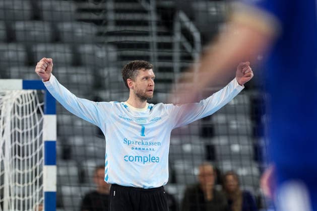 HC Zagreb v Aalborg Handbold - EHF Champions League Men Group Phase - Group C ZAGREB, CROATIA - OCTOBER 8: Niklas Landin of Aalborg Handbold reacts during the EHF Champions League match between HC Zagreb and Aalborg Handbold at Arena Zagreb on October 8, 2026 in Zagreb, Croatia.  IgorxKralj PIXSELL