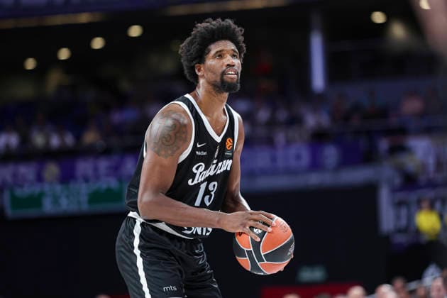 October 8, 2026, Madrid, Madrid, Spain: Kevarrius Hayes of Partizan Mozzart Bet Belgrade in action during the Euroleague Basketball Regular Season Round 4 game between Real Madrid v Partizan Mozzart Bet Belgrade at Movistar Arena on October 08, 2026 in Madrid, Spain. Real Madrid V Partizan Mozzart Bet Belgrade - Euroleague 2025 2026 - ZUMAa181 20261008_zaa_a181_246 Copyright: xIrinaxR.xHipolitox