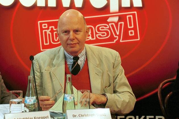 Vorstellung des Bühnenbildes zu Schwejk it Easy (Konstantin Wecker) - Kultursenator Dr. Christoph Stölzl