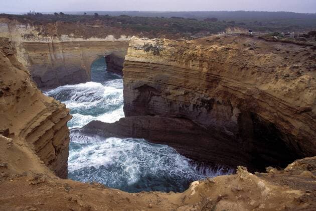 Skurrile Felsformationen an der Great Ocean Road in Victoria