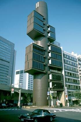 Pressehaus Shizouka-Hoso im Stadtteil Ginza - Architekt: Kenzo Tange