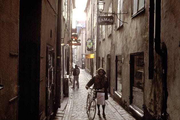 Stockholm - Enge Gassen in der Altstadt Gamla Stan