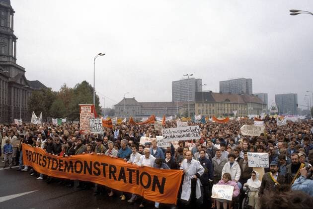 Protestkundgebung in Berlin-Mitte