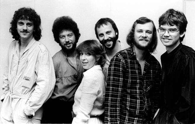 Angelika Mann mit ihrer Band Obelisk (alle GDR)