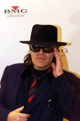 Sänger Udo Lindenberg (GER) am Rande der ECHO-Verleihung in Berlin