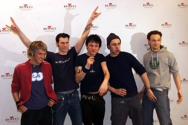 Donots: Ingo, Guido, Eike, Alex, Jan Dirk (alle GER) am Rande der ECHO-Verleihung in Berlin