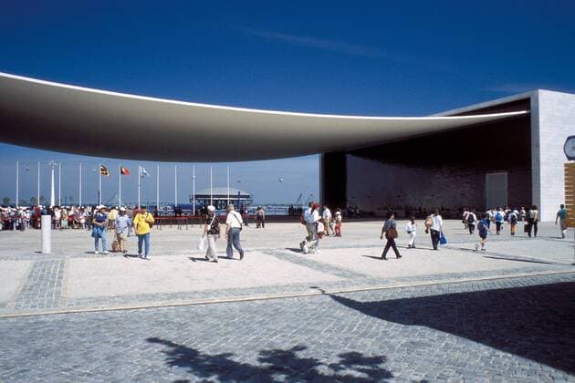 Architektur von Alvaro Siza Vieira Expo98 - Portugiesischer Pavillon auf dem Messegelände in Lissabon