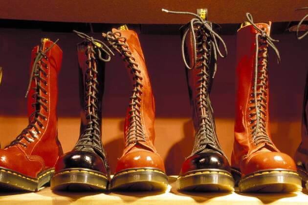 Doc Martens in der Boutique -Underground-