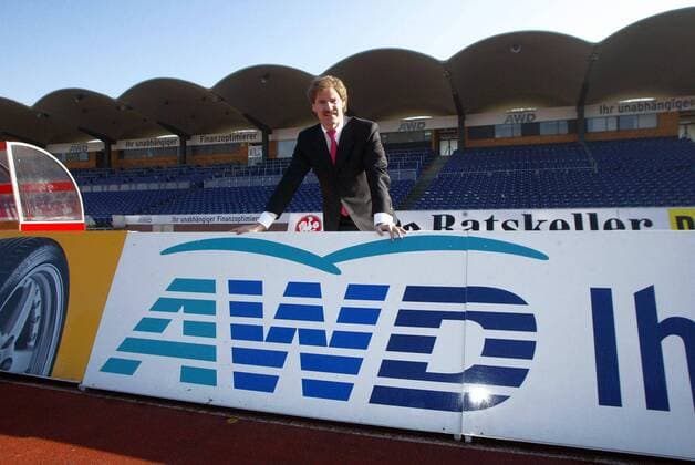 Carsten Maschmeyer (GER Vorsitzender der AWD Holding AG) anlässlich der Grundsteinlegung für die AWD-Arena