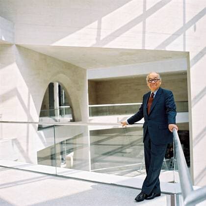 Architekt I.M. Pei (CHN USA) im Erweiterungsbau des Deutschen Historischen Museums