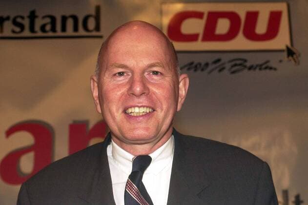 Christoph Stölzl (GER CDU) anlässlich seiner Wahl zum Berliner CDU-Vorsitzenden