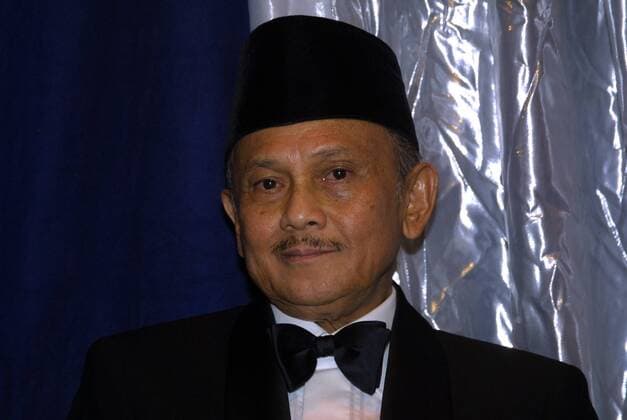 Bacharuddin Jusuf Habibie (INA Indonesischer Staatspräsident) anlässlich der Unesco-Gala in Neuss