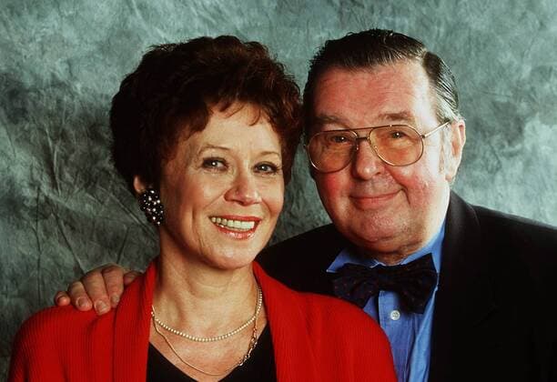 Schauspielerin Lotti Krekel (li.) und Schauspieler Ernst H. Hilbig (beide GER)