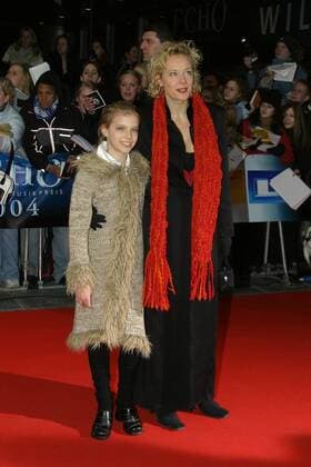 Schauspielerin Katja Riemann (GER) mit Tochter Paula anlässlich der Verleihung des Deutschen Musikpreises ECHO 2004 in Berlin
