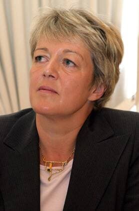 Birgit Collin-Langen (GER CDU Oberbürgermeisterin von Bingen) anlässlich einer Pressekonferenz in Mainz zur Bewerbung für die Landesgartenschau 2008