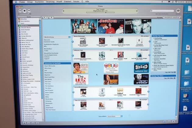 Apple iTunes Music Store - Musik legal aus dem Internet
