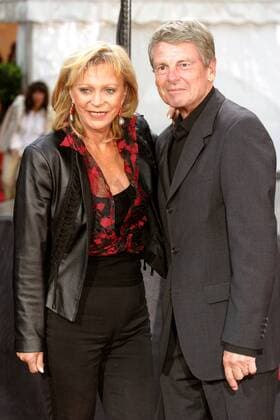 Moderator Klaus Bresser (GER) mit Ehefrau Evelyn (GER) anlässlich der Filmpremiere von COLLATERAL im Berliner Sony-Center
