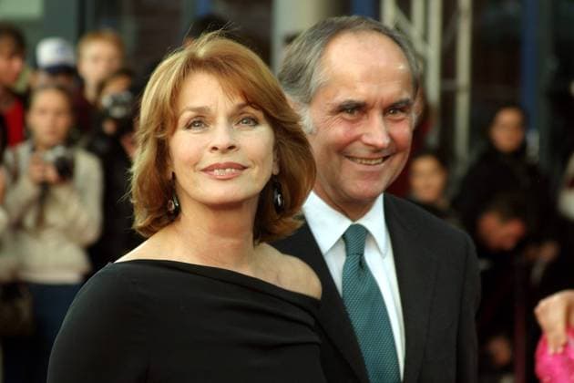 Schauspielerin Senta Berger (AUT) mit Ehemann Michael Verhoeven (GER Regisseur) anlässlich der Verleihung des Deutschen Fernsehpreises in Köln