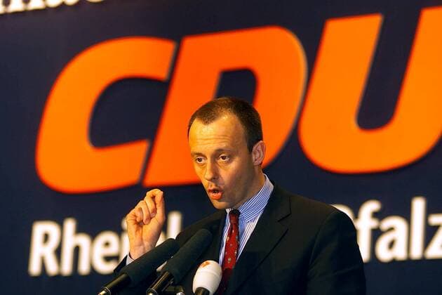 Friedrich Merz (GER Vorsitzender CDU CSU-Bundestagsfraktion) anlässlich des Landesparteitags der rheinland-pfälzischen CDU in Ransbach-Baumbach