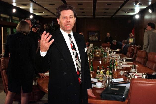 Eduard Oswald (GER CSU Bundesminister für Raumordnung, Bauwesen und Städtebau)