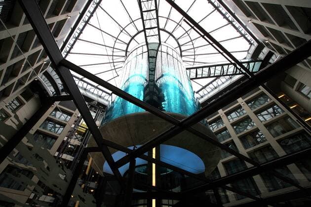 AquaDom im SeaLife-Centre des Radisson SAS im Berliner DomAquaree
