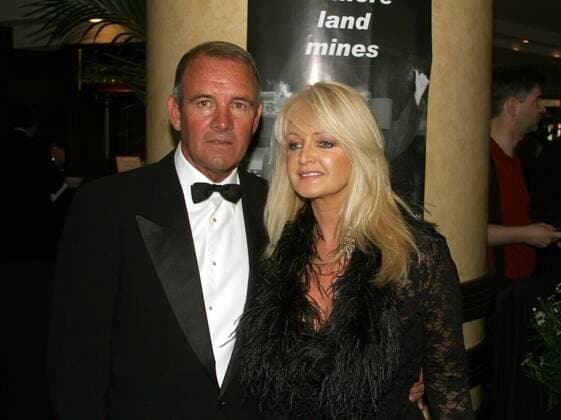 Sängerin Bonnie Tyler mit Ehemann Ike (beide GBR) anlässlich der Adopt-a-Minefield Benefizgala in Neuss