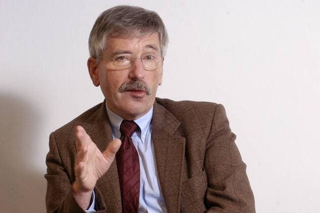 Dr. Thilo Sarrazin (GER SPD Berliner Finanzsenator) anlässlich eines Pressetermins in Berlin