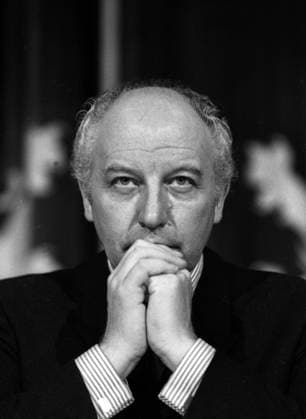 Walter Scheel (GER FDP Bundesminister für wirtschaftliche Zusammenarbeit)