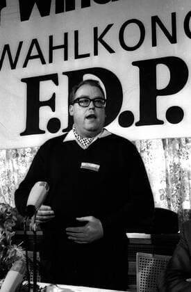 Josef Ertel (GER FDP Bundesminister für Landwirtschaft, Ernährung und Forstwirtschaft) - Rede auf dem FDP-Landeswahlkongress am Vorabend der bayerischen Landtagswahlen 1970