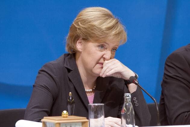 Angela Merkel (GER CDU Parteivorsitzende) während des kleinen CDU Parteitages in Berlin