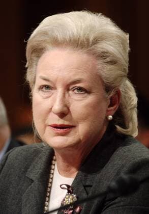 Maryanne Trump Barry (USA Richterin im Dritten US Bezirksgericht) während der Anhörung von Richter Samuel A. Alito vor dem Justizausschuss des Senats anlässlich der Entscheidung über dessen Berufung in den Obersten Gerichtshof der Vereinigten Staaten von Amerika in Washington D.C.  WAP20060112536