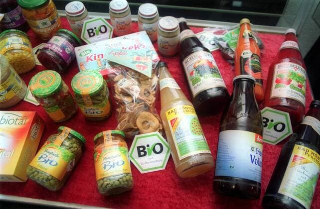 Produkte mit dem Bio-Siegel nach der EG-Öko-Verordnung