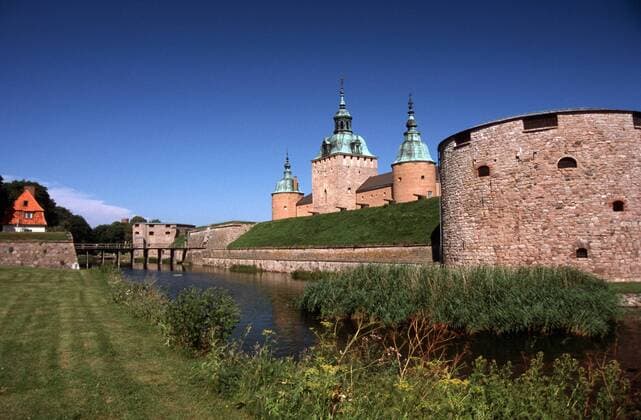 Festungsanlage des Schlosses Kalmar in Südschweden