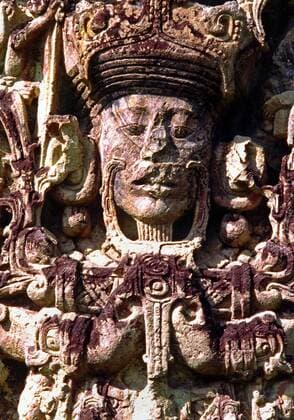 Maya-Stele in Copan - Honduras