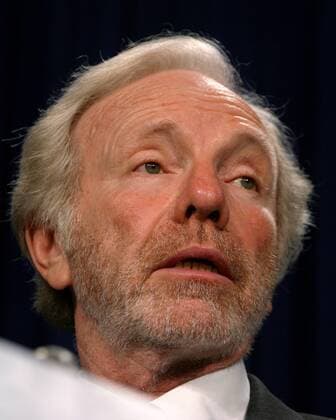 Joseph Lieberman (USA Senator Connecticut) während einer Pressekonferenz des United States Senate in Washington D.C. -  (wap20050712509)