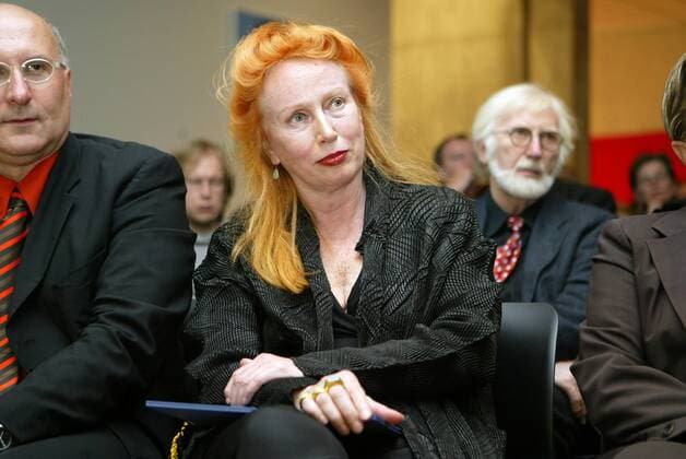 Preisträgerin Rebecca Horn (GER Künstlerin) anlässlich der Verleihung des Hans-Molfenter-Preises im Kunstmuseum in Stuttgart