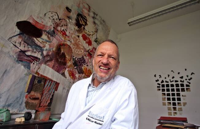 Großbäcker und Kunstmäzen Gerhard Müller-Rischart (GER Max Rischarts Backhaus KG) in München