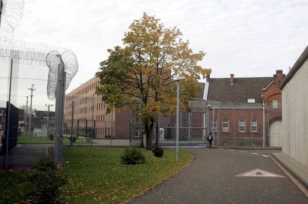 Zufahrt zur Justizvollzugsanstalt in Siegburg