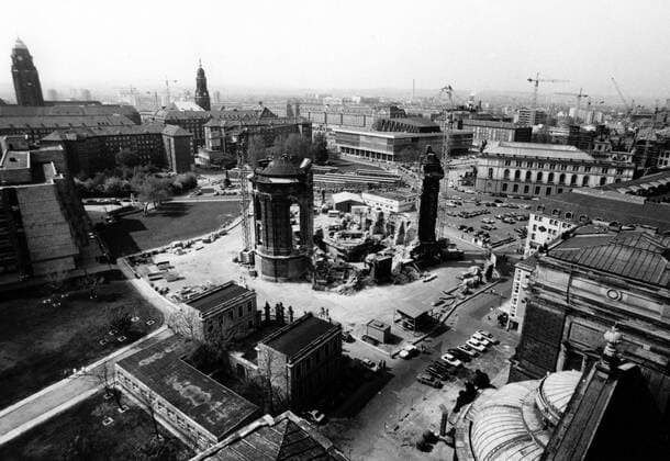Wiederaufbau der Frauenkirche in Dresden