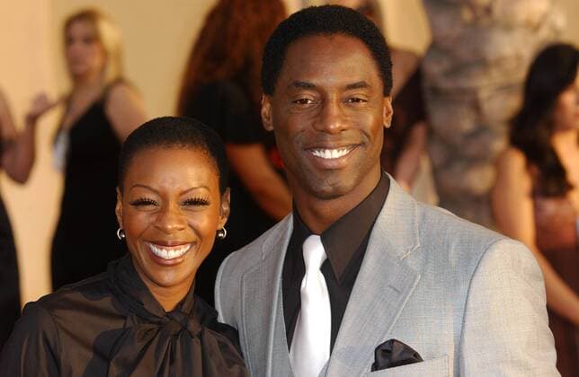 Schauspieler Isaiah Washington mit seiner Ehefrau Jenisa Marie (beide USA) anlässlich der - 2006 American Music Awards - in Los Angeles