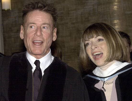 Modedesigner Calvin Klein (USA) und Anna Wintour (GBR Chefredakteurin Vogue) in New York -  NYP2003052301