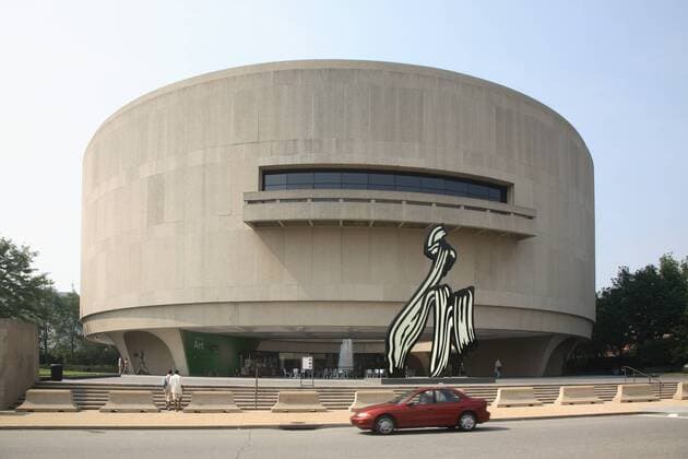 Architektur von Gordon Bunshaft Hirshhorn Museum in Washington D.C.