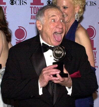 Schauspieler Mel Brooks (USA) anlässlich der - 55th Annual Tony Awards - in New York -  (NYP2001060407)