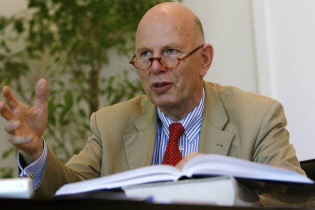 Historiker Prof. Dr. Christoph Stölzl (GER CDU) anlässlich eines Interviews in Berlin