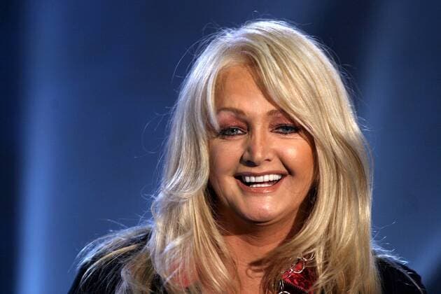 Sängerin Bonnie Tyler (GBR) während der Generalprobe zur MDR-Fernsehshow - Musik für Sie - in Wolfen